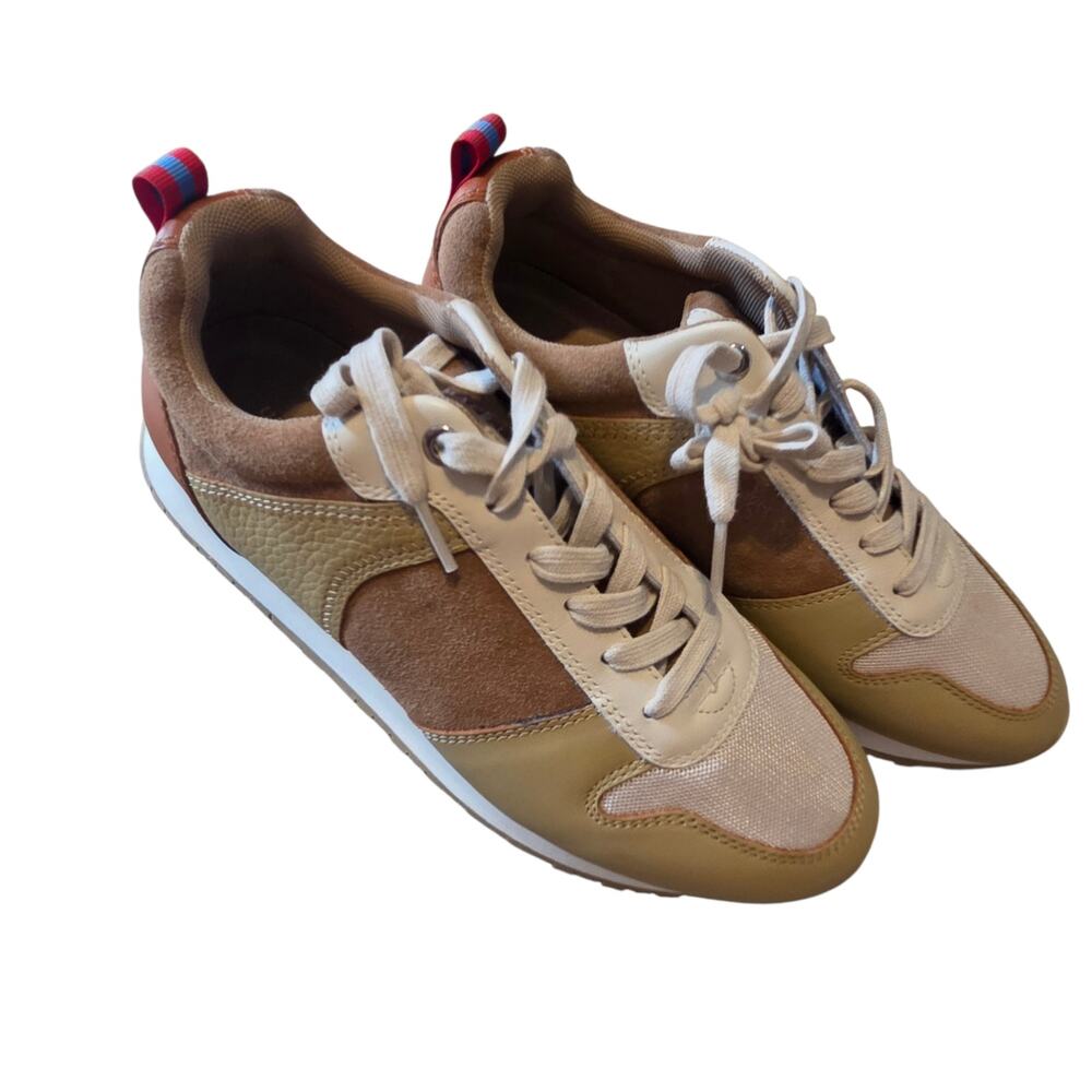 J McLaughlin Emerson Sneakers sz 9 Leather & Suede Great Traction NEW Shoes